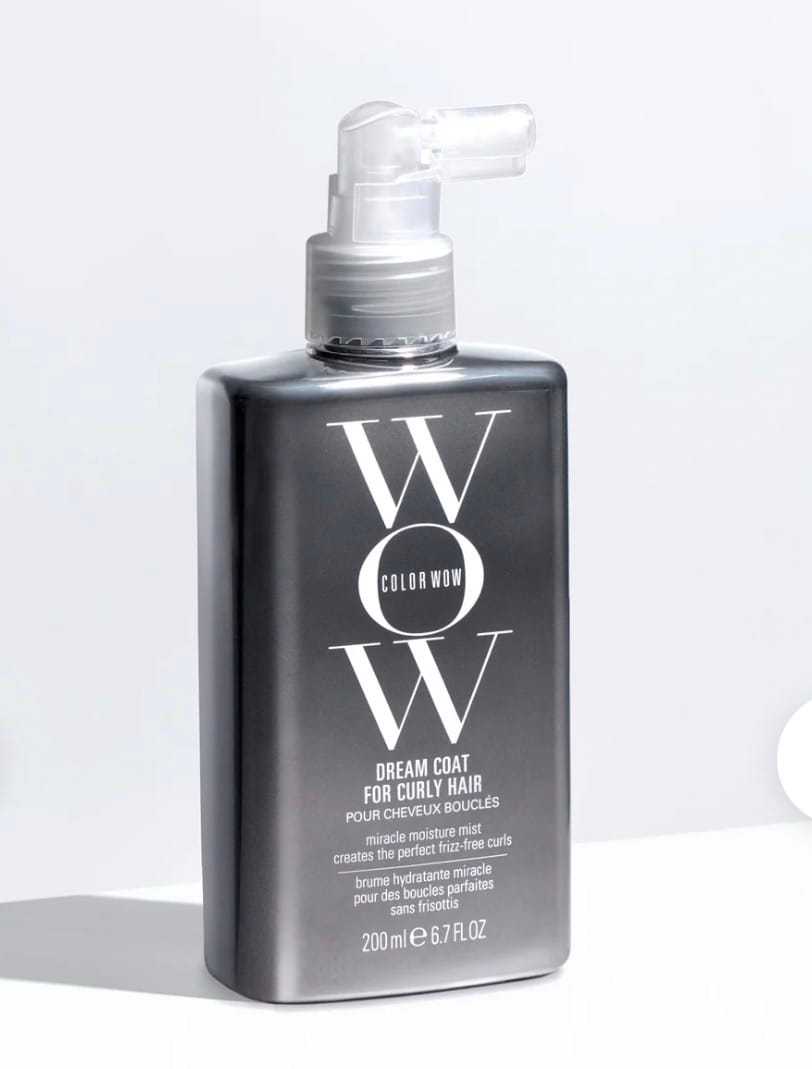Bottle of Color Wow Dream Coat spray for curly hair, 200ml.