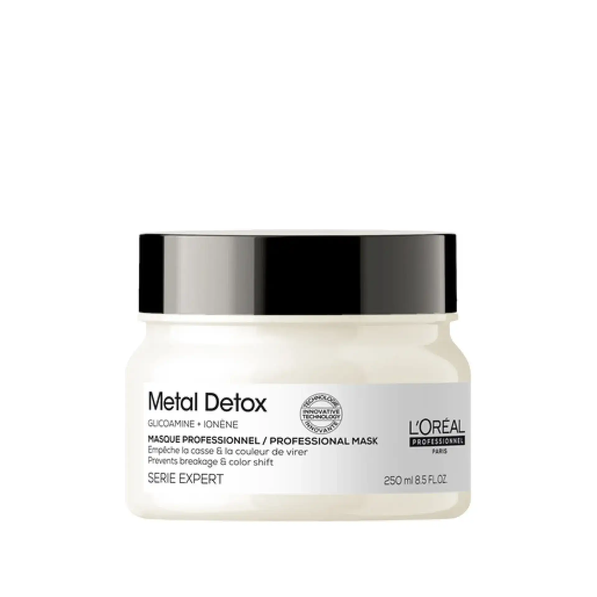 Hair mask jar for preventing breakage and color shift by L'Oreal Professionnel, 8.5 fl oz.